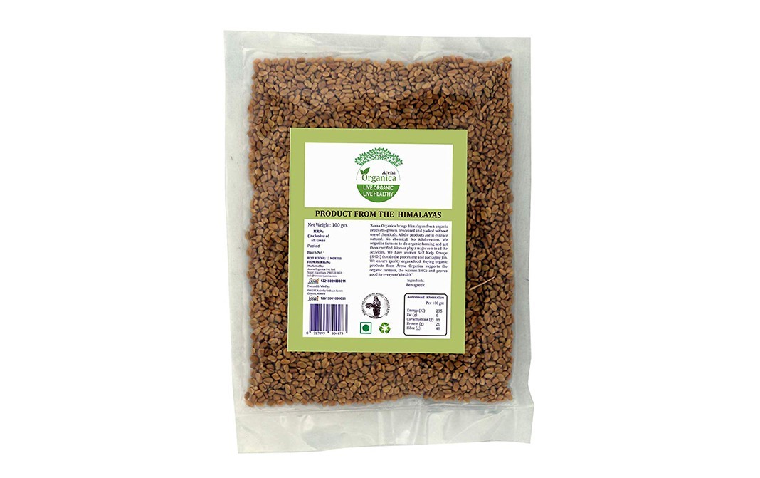 Arena Organica Fenugreek    Pack  100 grams
